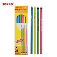 ราคา Joyko ดินสอ 2B สีสันสดใส P-94 / ดินสอ Joyko 2B / ดินสอโรงเรียน / ดินสอสอบสีสันสดใส Joyko P-94 - โหล (40055808750)