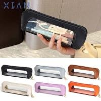 ราคา XIANEN กระเป๋าเก็บแปรงแต่งหน้า, ดินสอซิป PU , กล่องเก็บเครื่องเขียนแบบใสกันน้ํา (49957620151)
