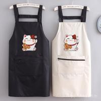 ราคา ผ้ากันเปื้อนสำหรับผู้หญิง กระเป๋าซิปใหม่ สำหรับฤดูร้อน บาง สำหรับทำอาหารในครัว ชุดทำงานน่ารักสำหรับผู้ชายที่มีโลโก้ (43802105515)