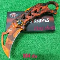 ราคา อุปกรณ์เดินป่า มีดคาลัมบิต มีดพก มีดเดินป่า มีดคาลัมบิตพับ MANTIS KNIVES รุ่น X64ส้ม ลายสวยๆ (22931750933)