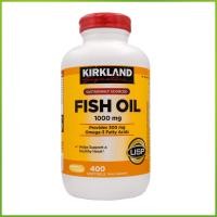 ราคา (Exp.08/2027)Kirkland Signature Fish Oil 1000 mg 400 เม็ด (26307866992)