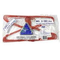 ราคา ไม้แขวนเสื้อ ไม้แขวน ไม้แขวนผ้า ลวดหุ้มพลาสติกอย่างดี sk99 (17457841116)