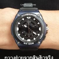 ราคา casio แท้% ลดพิเศษ นาฬิกาข้อมือชาย สายยาง สีดำกรม ประกันสินค้า1ปี รุ่น MWC-100H (1753197634)