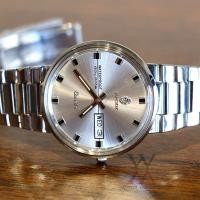 ราคา นาฬิกา SANDOZ รุ่น 83325 SS02 DAY-DATE Quartz 3ATM (หน้าเงิน-เรือนเงิน) (20187099598)