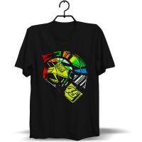 ราคา KATUN ผู้ชายเสื้อยืด DTF SCREEN PRINTING COMBED COTTON 30S ROSSI VR 46 ออกแบบหมวกกันน็อค (51553284942)