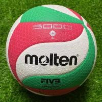 ราคา Molten วอลเลย์บอล V5M5000 หนัง PU นุ่ม ไซซ์ 5 ลูกวอลเลย์บอล ฟรี ตาข่ายใส่ลูกฟุตบอล+เข็มสูบลม+ปั๊ม วอลเลย์บอล Volleyball (43958438218)