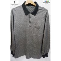 ราคา YSL Yves Saint Laurent แท้ เสื้อยืดโปโลแขนยาวสปอต (1643005904)