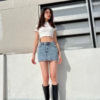 ราคา กระโปรงยีนส์สั้น รุ่น S’more Denim Miniskirt l Styledenims (20420075356)