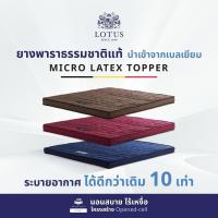 ราคา LOTUS ที่นอนยางพาราแท้ 100% ที่นอนอเนกประสงค์ ทดแทนที่นอนเดิม Latex made in Belgium ส่งฟรี (8351056475)