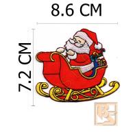 ราคา ตัวติดเสื้อ ตัวรีดเสื้อ อาร์ม Armpatch งานปักผ้า Santa Claus ซานตาคอส คริสต์มาส Christmas A130 (15116003196)