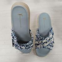 ราคา POLO RALPH HOUSE RM 206 รองเท้าแตะผู้หญิง BLUE (42605742808)