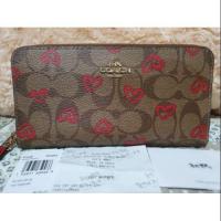 ราคา กระเป๋าสตางค์COACH ซิปรอบ ของแท้100% (4744604570)