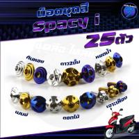 ราคา น็อตชุดสีSpacy i น็อตชุดสีสเปซี่ไอ น็อตSpacy-i 1ชุด24ตัว น๊อตSpacy 110i น็อตเฟรม น็อสแตนเลส (Spacy i) Rama2 (56607448226)