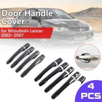 ราคา for Mitsubishi Lancer Cedia Evo 7 8 9 Gala Lioncel II 2002~2007 Door Handle Cover Carbon Fiber Trim (56355633462)
