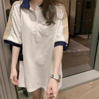 ราคา เสื้อโปโลสีครีมแต่งแถบข้าง (10368965196)