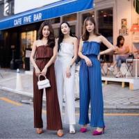 ราคา จั๊มสูทเกาะอกอีดพลีทมาแล้วจ้า (7101119112)