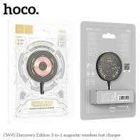ราคา HOCO CW45 3in1 แท่นชาร์จไร้สาย สำหรับ มือถือ / นาฬิกา / หูฟังไร้สาย ชาร์จเร็ว PD 15W ระบบแม่เหล็ก (22571617359)
