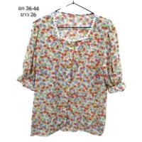 ราคา เสื้อทำงานสาวอวบอ้วน​ เสื้อสาวอวบ (12656930694)