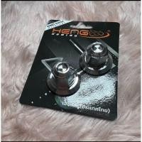 ราคา น๊อตตัวเมียยึดโช๊คหลัง Wave CNC ทรงถ้วย ด้านเลส (1ชุด 2ตัว) (47304626529)