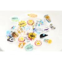 ราคา Sticker 100ชิ้น - สติ๊กเกอร์ PVC สติ๊กเกอร์นูนใส [เราชอบsticker] (1277530202)