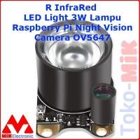 ราคา IR InfraRed ไฟ LED 3W Raspberry Pi Night Vision กล้อง OV5647 (27422397635)