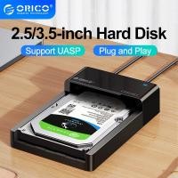 ราคา ORICO HDD Docking Station SATA 2.5/3.5 นิ้ว HDD รองรับ 8TB HDD (6518) (26619122811)