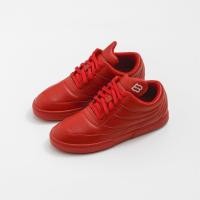 ราคา BIKK - รองเท้าผ้าใบ รุ่น "The Fool" Red Leather Sneakers Size 39-44 (10864378436)