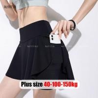 ราคา Plus Size Legging✅เลคกิ้งผู้หญิงไซส์ใหญ่ กางเกงเลกกิ้งขายาว สาวอวบ กางเกงกระโปรงออกกำลังกาย โยคะ ฟิตเนส ผ้ายืดยูนิ เข้ารูป ผ้าสองชั้น กันโป้ ฤดูร้อน Oversize พลัสไซส์ สาว อวบอ้วน ใส่ได้ (50400910224)