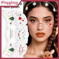 ราคา Piqging Pixie Dust Festive Freckles Gingerbread Mouse Christmas Face สติกเกอร์, รอยสักโลหะชั่วคราว, Sparkle แต่งหน้าตกแต่ง TH (52703210608)