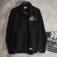 ราคา ผ้ามือสอง เสื้อเชิ้ตสีดำ (21125830810)