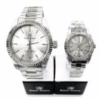 ราคา Royal Crown นาฬิกาข้อมือคู่ สายสแตนเลสอย่างดี รุ่น 3662ML (สี Silver) (1184114301)