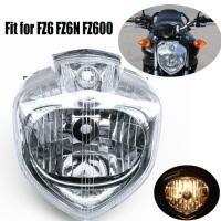ราคา Fit for 2004 - 2010 YAMAHA FZ6 FZ6N FZ600 Headlight Assembly Motorcycle Accessories Lamp Headlamp F (46604151884)