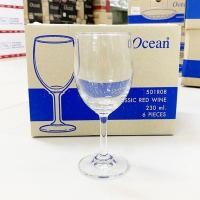 ราคา [กล่อง 6ใบ /501R08] แก้วไวน์แดง 230มล l Ocean Classic Red Wine Glass (2887149471)