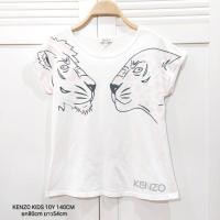 ราคา เสื้อเด็ก KENZO KIDS แท้100% สีขาว สกรีนลายเสือสีชมพูน่ารักๆค่ะ ไซส์ 10Y 140cm (23260381630)