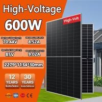 ราคา แผงโซล่าเซลล์ MONO 600W HIGH-VOLTAGE HALF CELL แผงโซล่าเซลล์ N-type แผงพลังงานแสงอาทิตย์ แผง (29183808090)