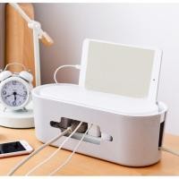 ราคา cable storage box กล่องเก็บสายไฟพร้อมฝาปิด (8746070976)
