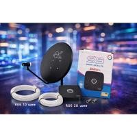 ราคา ชุดจานดาวเทียม PSI 60cm.+ PSI S9 / PSI S2X HD พร้อมสาย 10 - 20 เมตร (สีขาว) (4544625490)