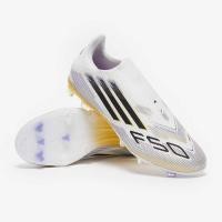 ราคา รองเท้าฟุตบอล Adidas F50 League Laceless FG (สตั๊ดไร้เชือก) (46207755866)