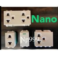 ราคา สวิตซ์1ทาง NANOเต้ารับเดี่ยวNANO เต้ารับคู่มีกราวน์และม่านนิรภัยNANO เต้ารับเดี่ยวมีกราวน์และม่านนิรภัยNANO (6255818484)
