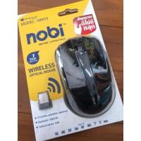 ราคา NOBI เมาส์ไร้สาย Wireless Optical Mouse (NM-59) Black **สัญญาณดีไม่มีหลุด** ส่งด่วนเคอรี่ (16395545141)