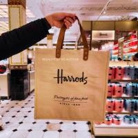 ราคา กระเป๋า Harrods Food Halls Jute Bags ของแท้ จากอังกฤษ (41965463252)