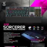 ราคา Keyboard Gaming Mechanical Blue switch, Brown Switch รุ่น X28 Sorcerer (1971354213)