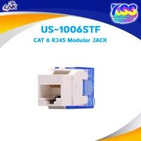 ราคา Link US-1006STF CAT 6 RJ45 Modular Jack Unshield, Slim Tool Free, White Color ตัวเมีย (25543576980)