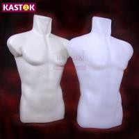 ราคา KEMEJA ชาย Mannequin กล้ามเนื้อครึ่งร่างกายผู้ใหญ่รูปปั้นแสดง Gamis Tops เสื้อยืดชายเสื้อ (24884208039)