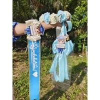 ราคา เซต3ชิ้น สายสะพาย มงกุฎดอกไม้ พวงมาลัยธนบัตร 10 ใบของขวัญรับปริญญาของขวัญรับบัณฑิตปัจฉิม (57154015160)