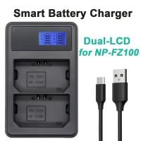 ราคา NP-FZ100 NPFZ100 FZ100 Battery USB Charger Sony A6600 A7III A7IV A9 FX3 ZVE1 MVP (43169992780)