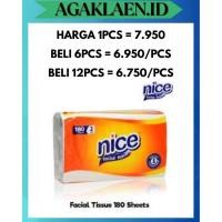 ราคา AL TISSUE NICE 180 แผ่น 360 แผ่น 2 ชั้น / DAILY FACIAL TISSUE NICE DRY TISSUE (47103960038)
