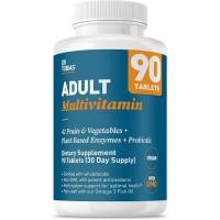 ราคา ดร. Tobias Adult Multivitamin for Women & Men - Immune porting Vitamins จาก 42 s, ผัก, Plus Probiotics, Vegan Multivitamins for Men & Women - Non-GMO (90 เม็ด, 30 Servin (46857985831)