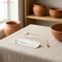 ราคา Tolongtrip> 100 ชิ้น/ล็อตป้ายราคากระดาษคราฟท์ Lables สําหรับเครื่องประดับ DIY ขายปลีกราคาแท็กเสื้อผ้าทําด้วยมือขนาดแท็ก Store Hang Lables ได้ดี (46157891573)