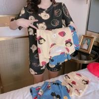 ราคา ชุดนอน ชุดนอนเด็ก ชุดนอนผู้ญิง แขน-ขาสั้น ชุดนอนผู้หญิง 2 ชิ้น ลายน่ารัก สีสดใส ลายการ์ตูน แขนสั้น ขาสั้น (12313714152)